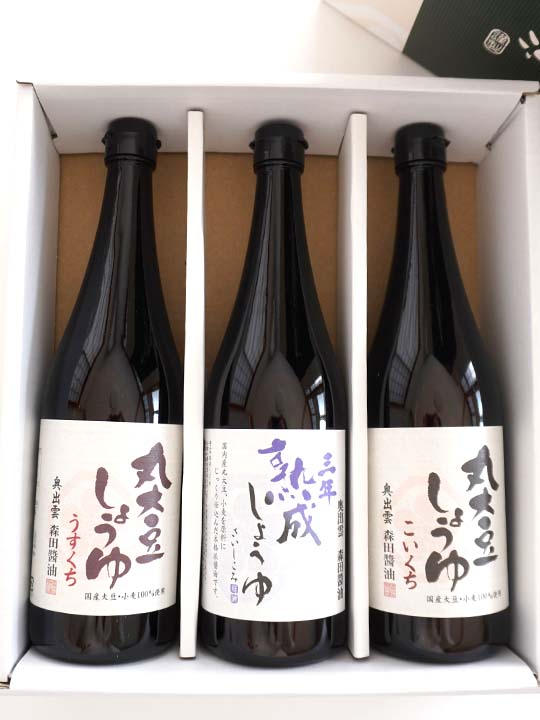 〈島根／森田醤油店〉醤油詰合せC