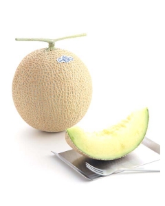 〈EJ Premier Fruits〉静岡県温室農業協同組合 マスクメロン1個 (約1.3kg) 桐箱入