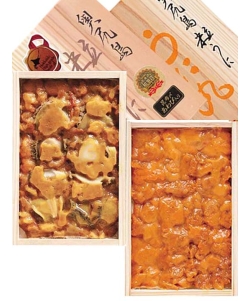 〈北海道／ヤマチュウ食品〉北海道奥尻島 豪華粒うに食べ比べ