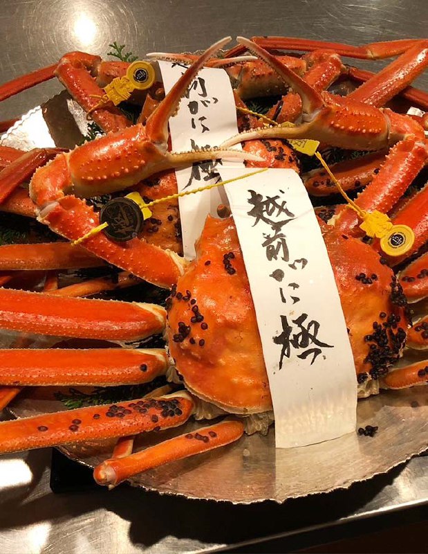 冬の風物詩「越前ガニ」