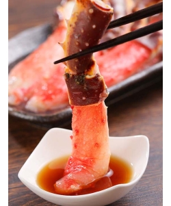 〈北海道／マルダイ水産〉かにしゃぶ用 たらばがに 棒肉ポーション