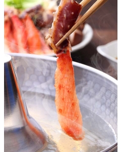 〈マルダイ水産〉かにしゃぶ食べ比べ／タラバ剥身・ずわい蟹爪