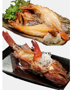 〈知床よしの〉きんき姿煮・一夜干し食べ比べ